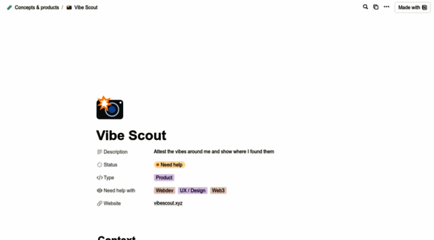 vibescout.xyz