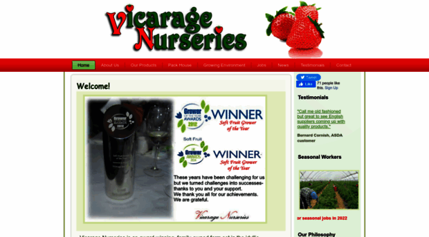 vicaragenurseries.co.uk