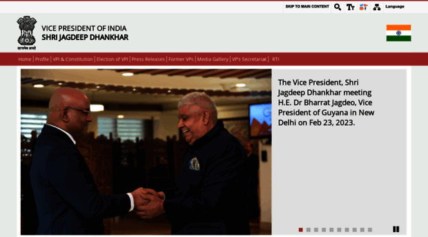 vicepresidentofindia.nic.in