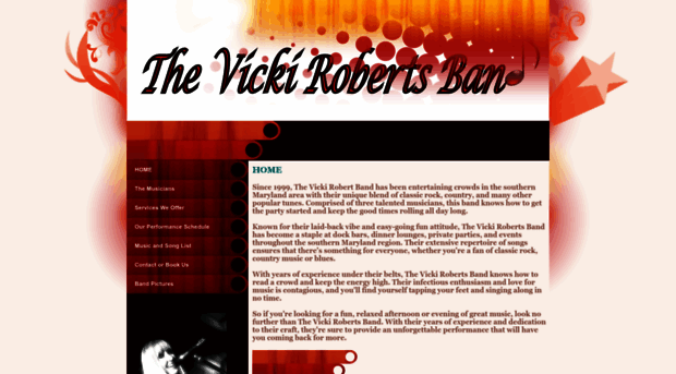 vickirobertsband.com