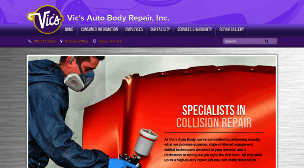 vicsautobodyic.com