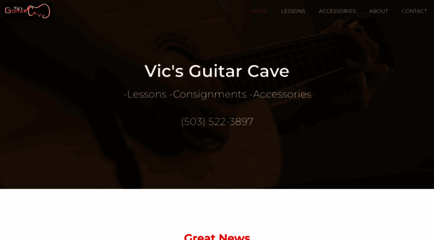 vicsguitarcave.com