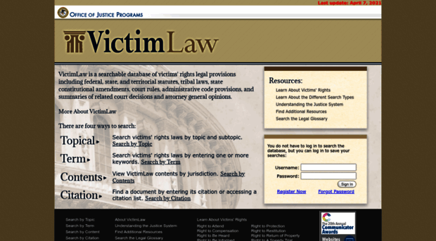 victimlaw.info