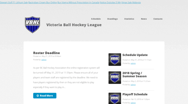 victoriaballhockeyleague.ca