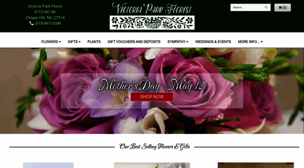 victoriaparkflorist.net