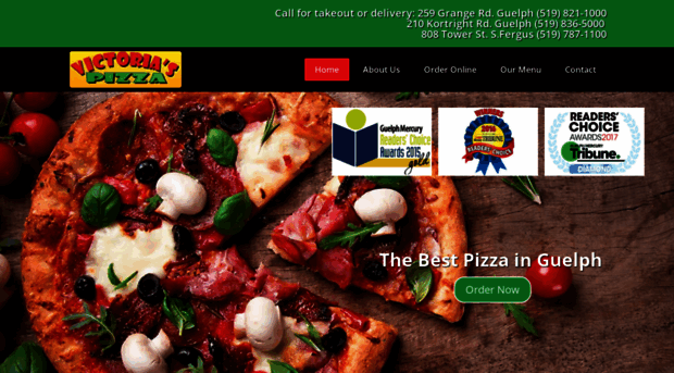 victoriaspizzaguelph.com