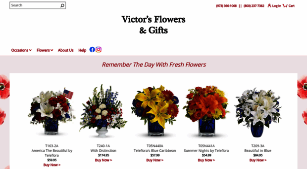 victorsflowers.com