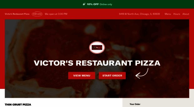 victorspizzachicago.com