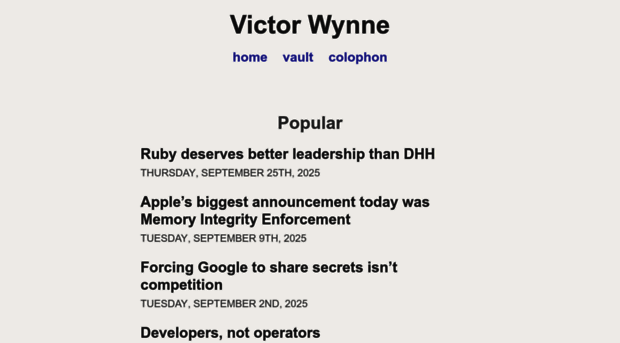 victorwynne.com