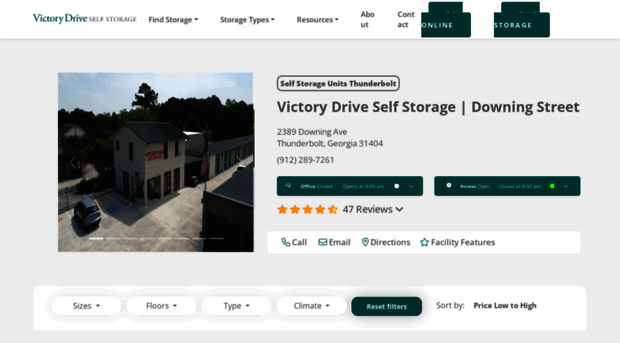 victorydriveselfstorage.com