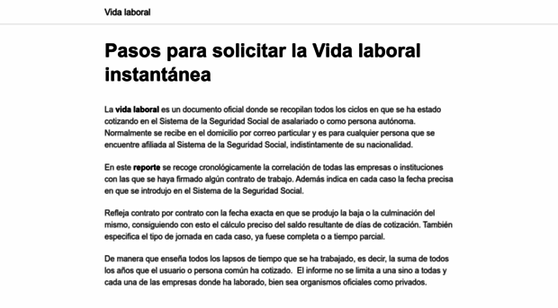 vida-laboral.es