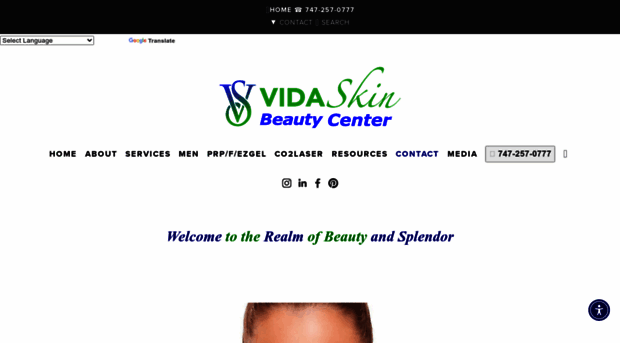 vidaskinbeautycenter.com