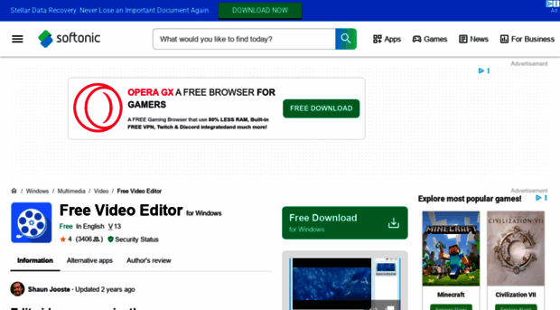 video-editor-free.en.softonic.com