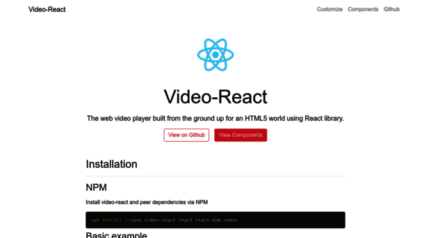 video-react.js.org