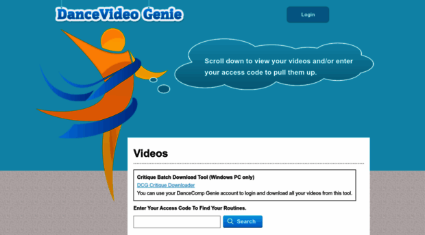 video.dancecompgenie.com