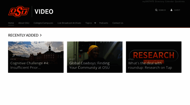 video.okstate.edu