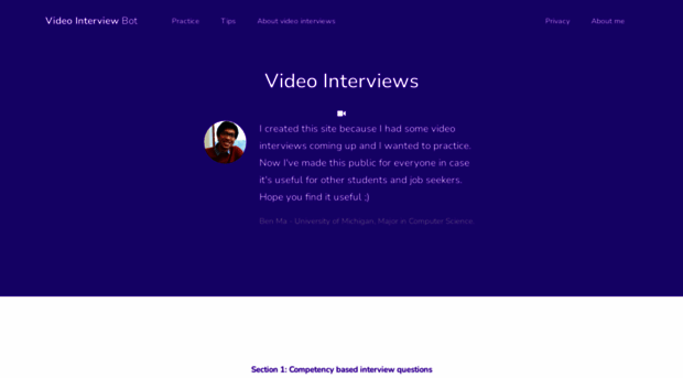 videointerviewbot.com