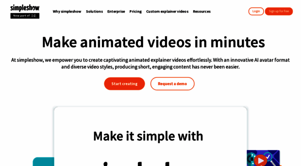 videomaker.simpleshow.com - simpleshow – make animated vid... - Video ...
