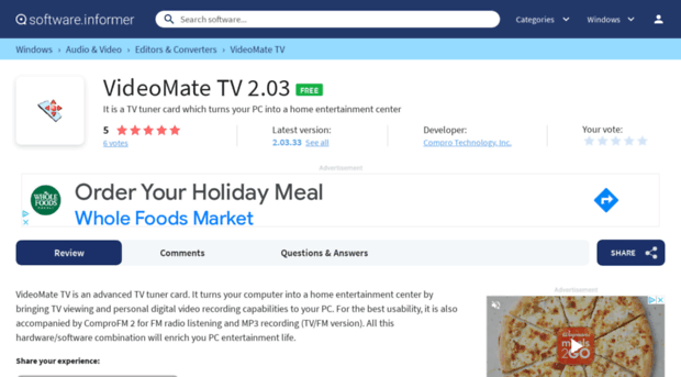 videomate-tv.software.informer.com