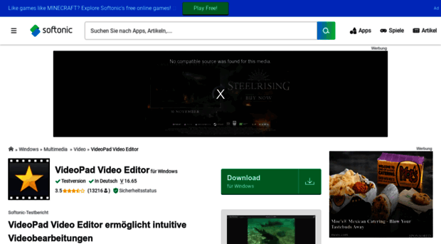 videopad-video-editor.softonic.de