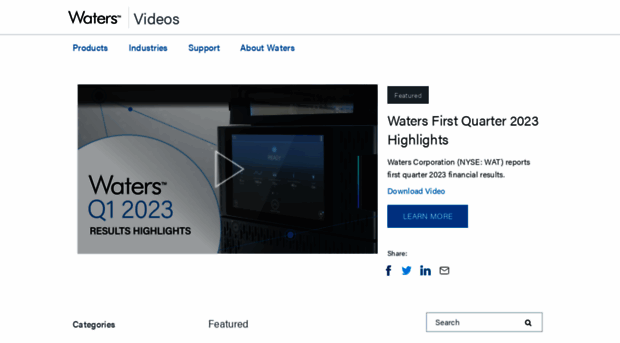 videos.waters.com