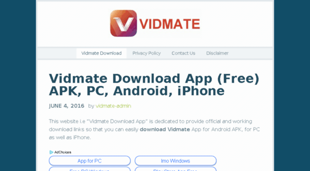 vidmatedownloadapp.com