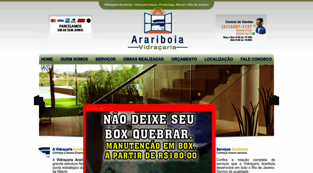 vidracariaarariboia.com.br