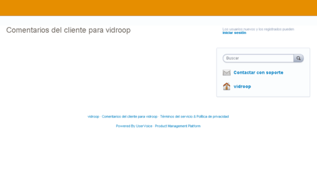 vidroop.uservoice.com