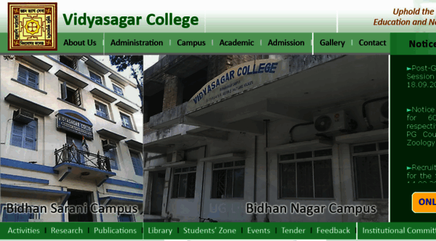 vidyasagarcollege.edu.in