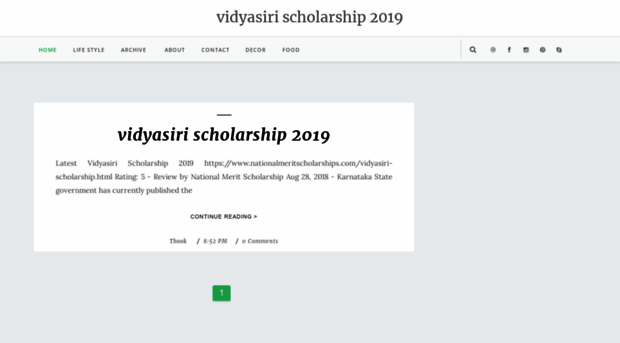 vidyasirischolarship.blogspot.com