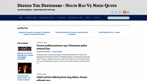 vietnamhumanrightsdefenders.net