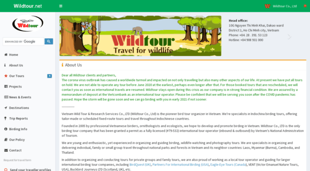 vietnamwildtour.com