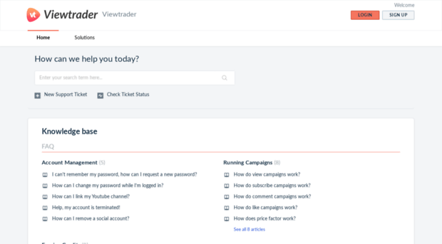 viewtrader.freshdesk.com