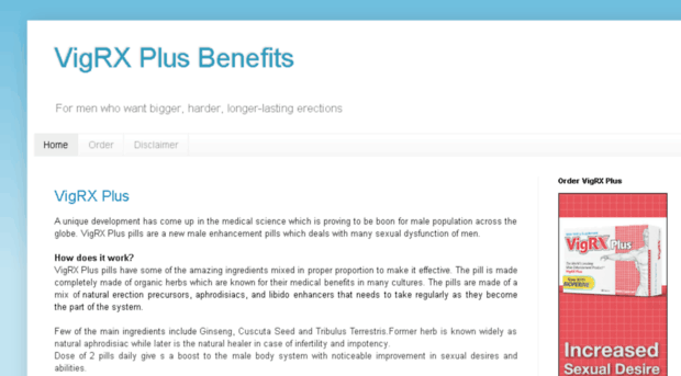 vigrxplusbenefits.com