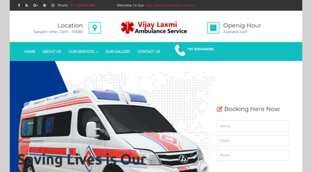 vijaylaxmiambulanceservice.in