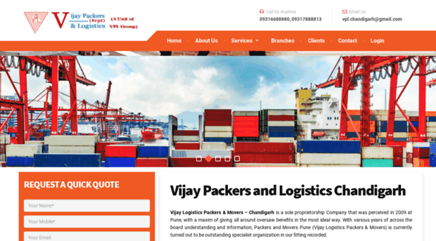 vijaypackersandlogistics.com