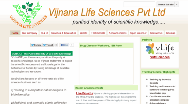 vijnanalifesciences.com