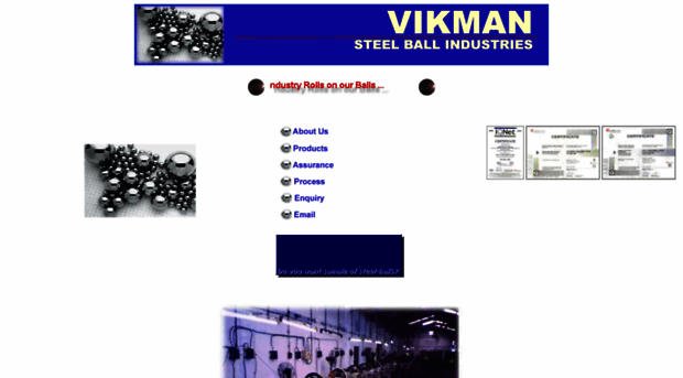 vikmansteelball.com