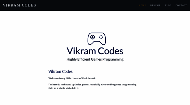 vikram.codes