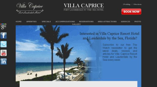 villacapricefortlauderdalehotel.com