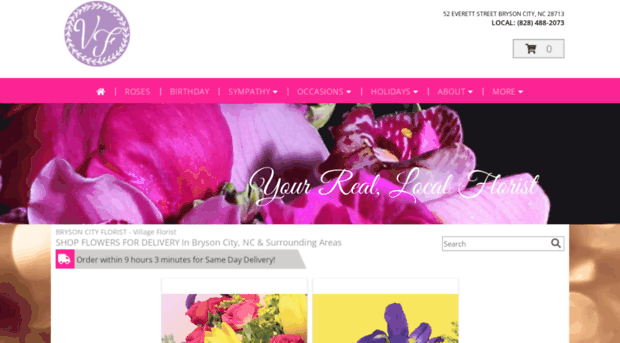 villagefloristbrysoncity.com