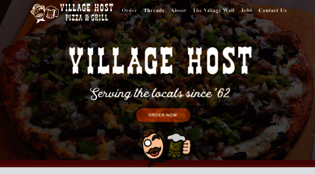 villagehostpizza.com