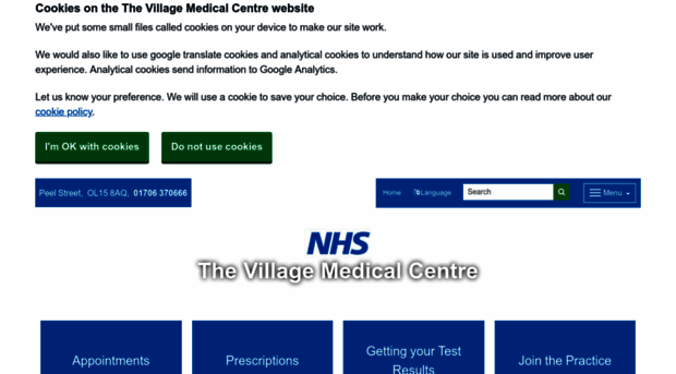 villagemclittleborough.nhs.uk