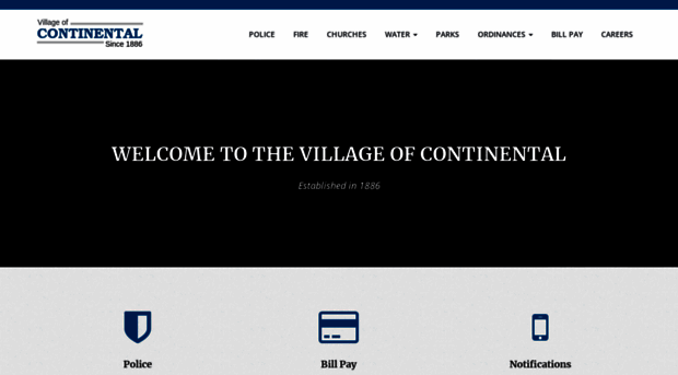 villageofcontinental.com