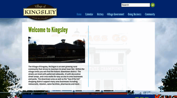 villageofkingsley.com