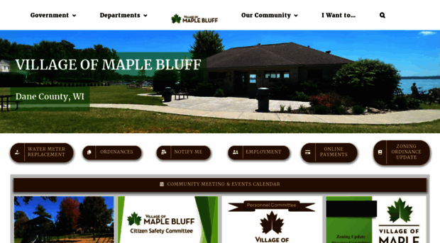 villageofmaplebluff.com