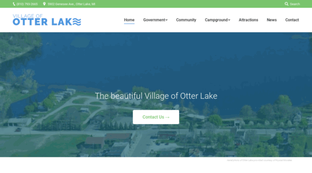 villageofotterlake.com