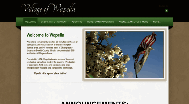 villageofwapella.org