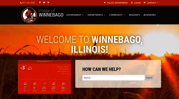 villageofwinnebago.com