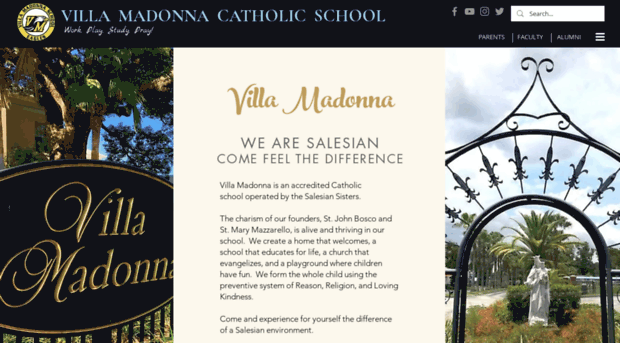 villamadonnaschool.com